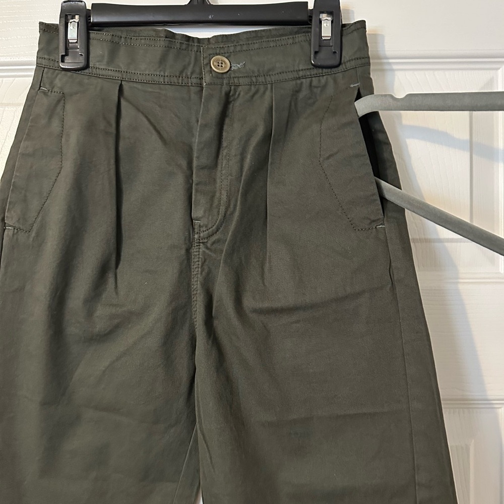 Zara Olive Green Kids Trousers - Picture 11 of 14